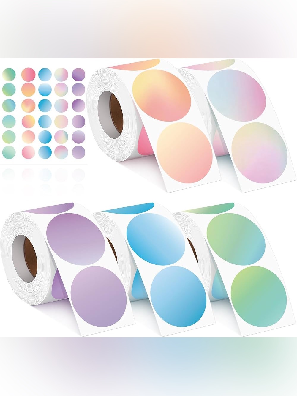 Custom 2" Round Thermal Labels 100 Pieces - Made to Order - Picture 2 of 2